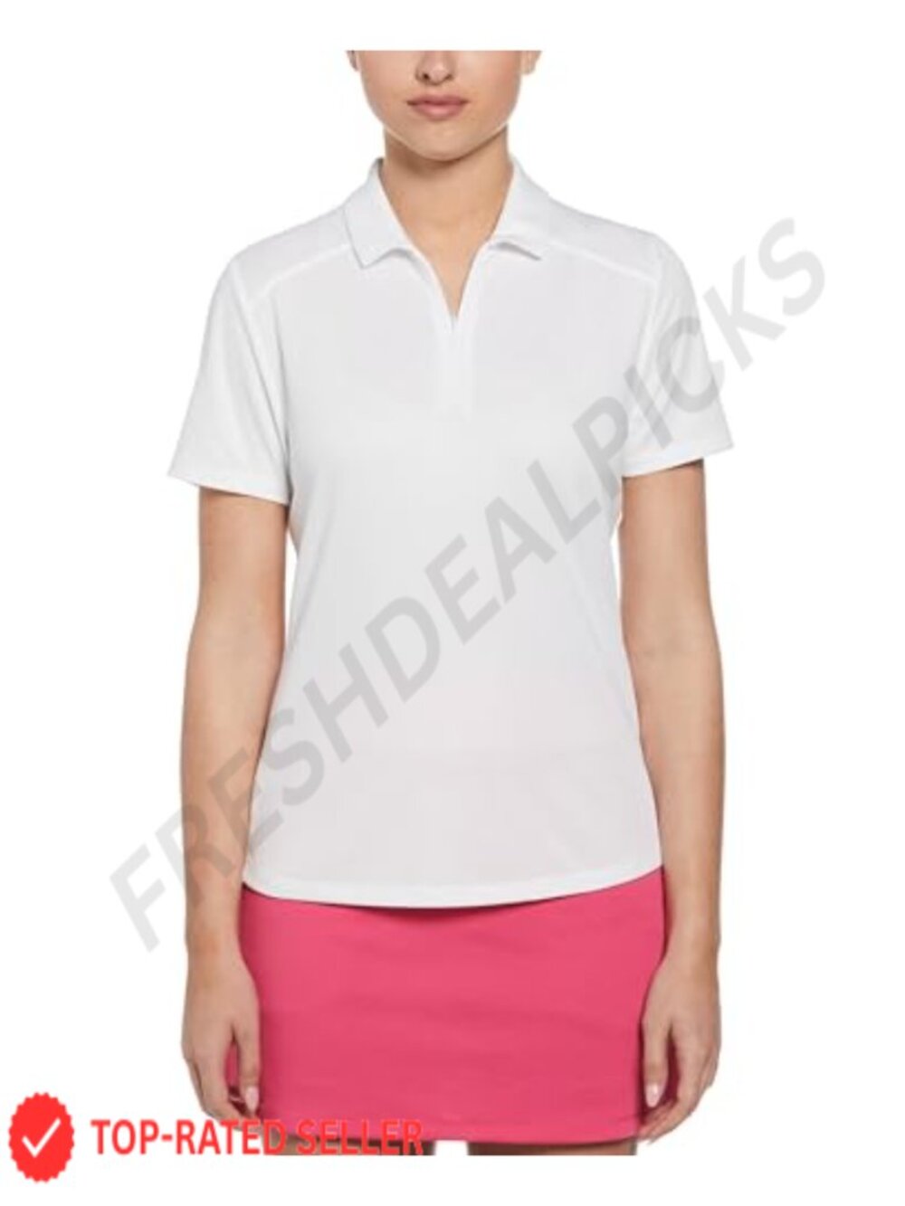 Women's Airflux Short Sleeve Golf Polo Shirt UPF 50 Moisture Wicking